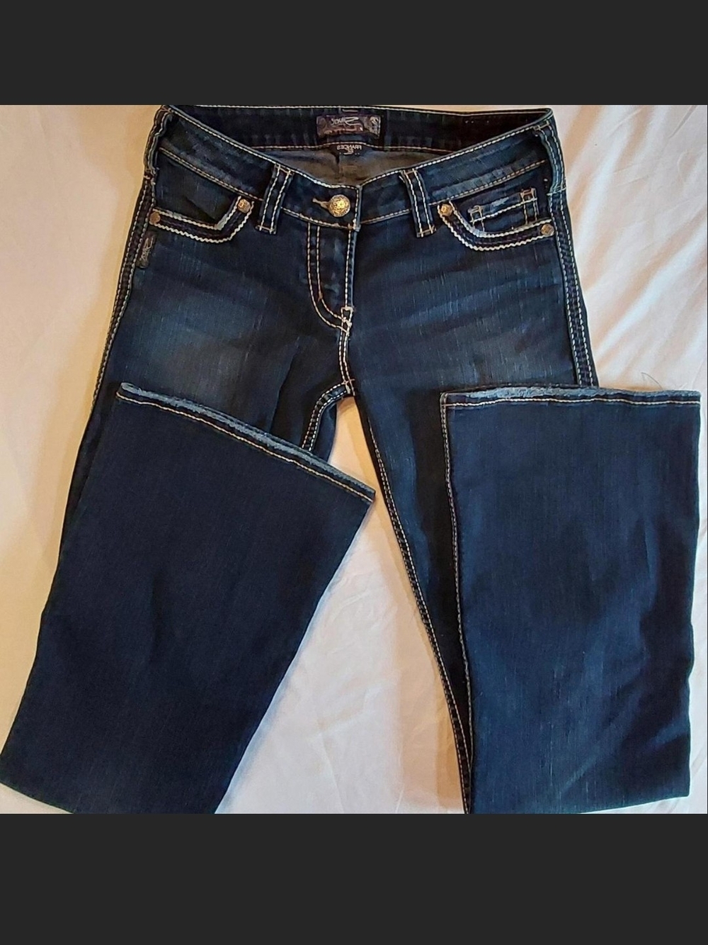 Vintage Y2K Silver Jeans Co Frances Bootcut Jeans W29 L33 (8)